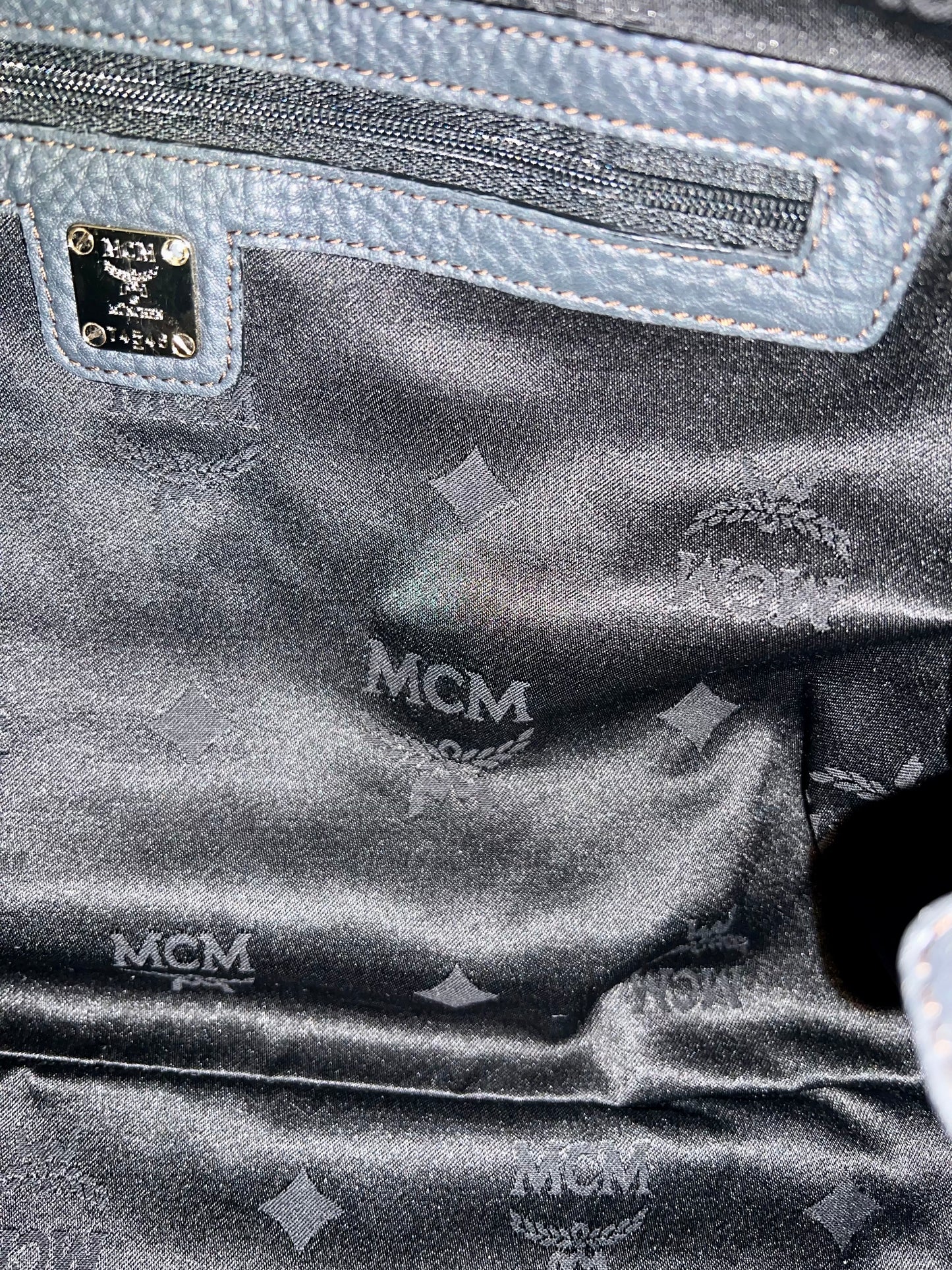 MCM BOSTON SOFT LEATHER
