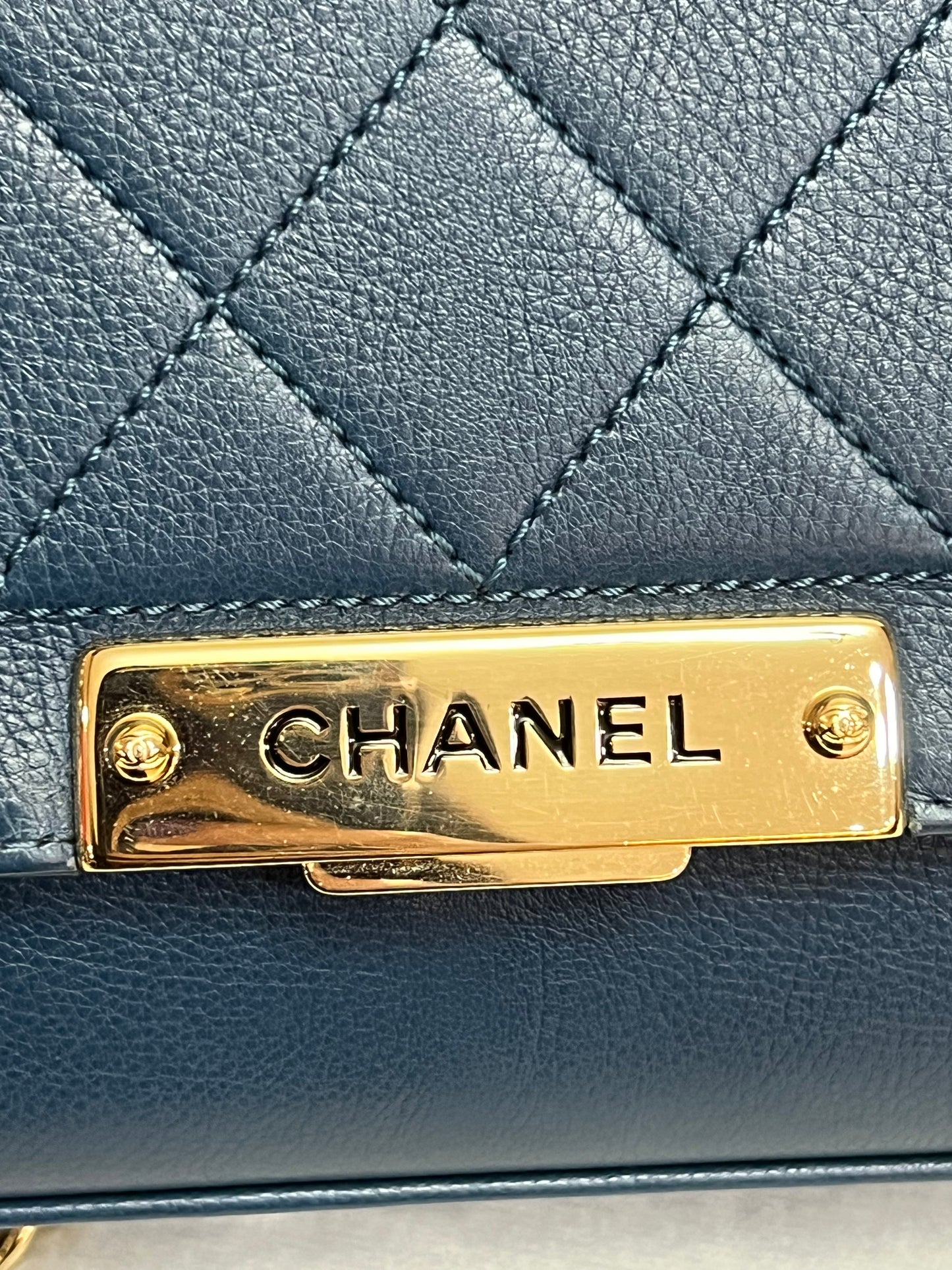 LABEL CLICK FLAP BLUE
