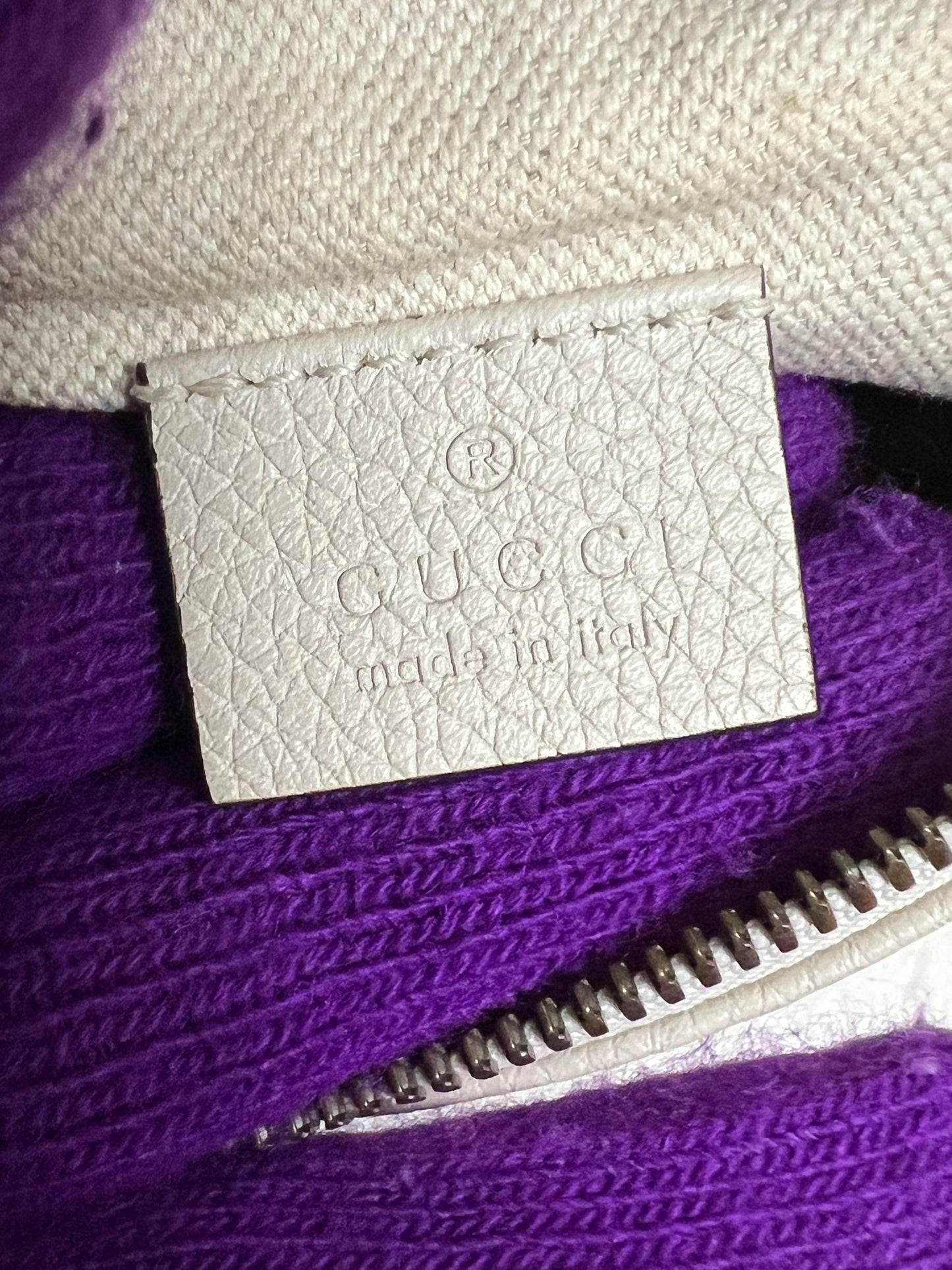 G_G BELT BAG WHITE