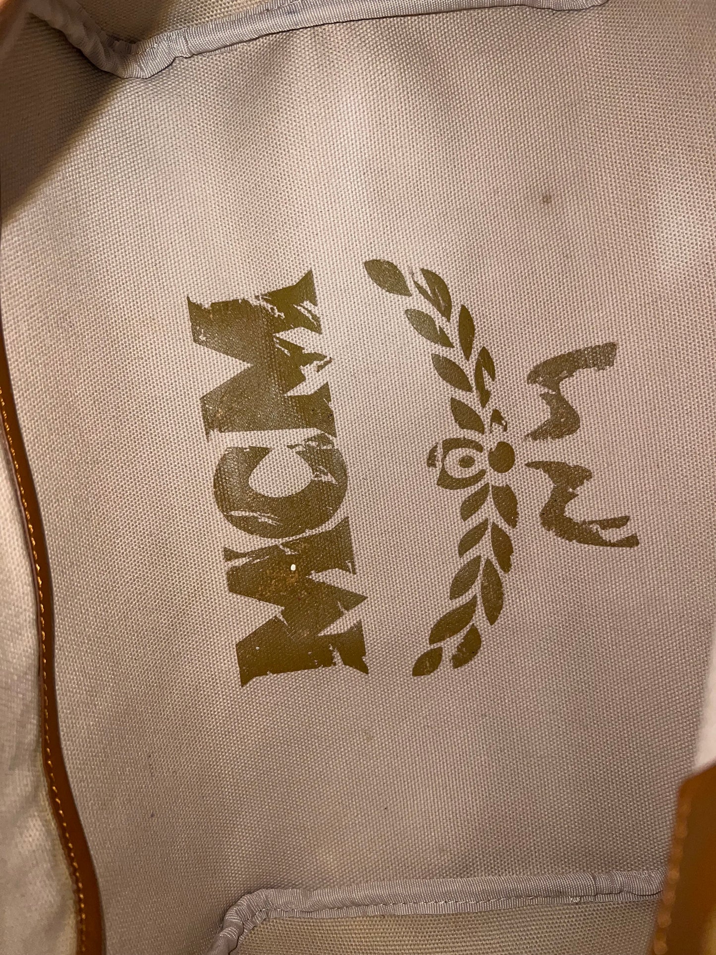 MCM BOSTON 30 COGNAC