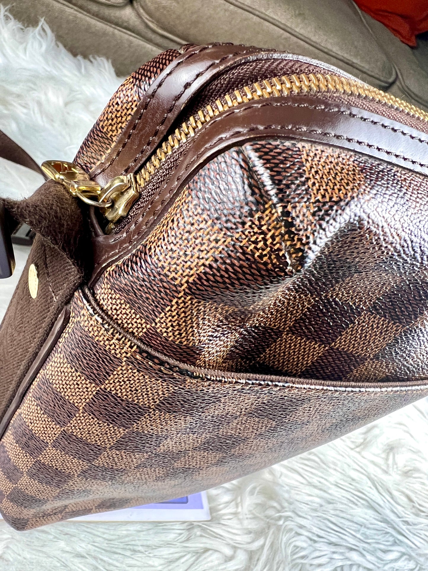 TROTTEUR DAMIER MESSENGER BAG