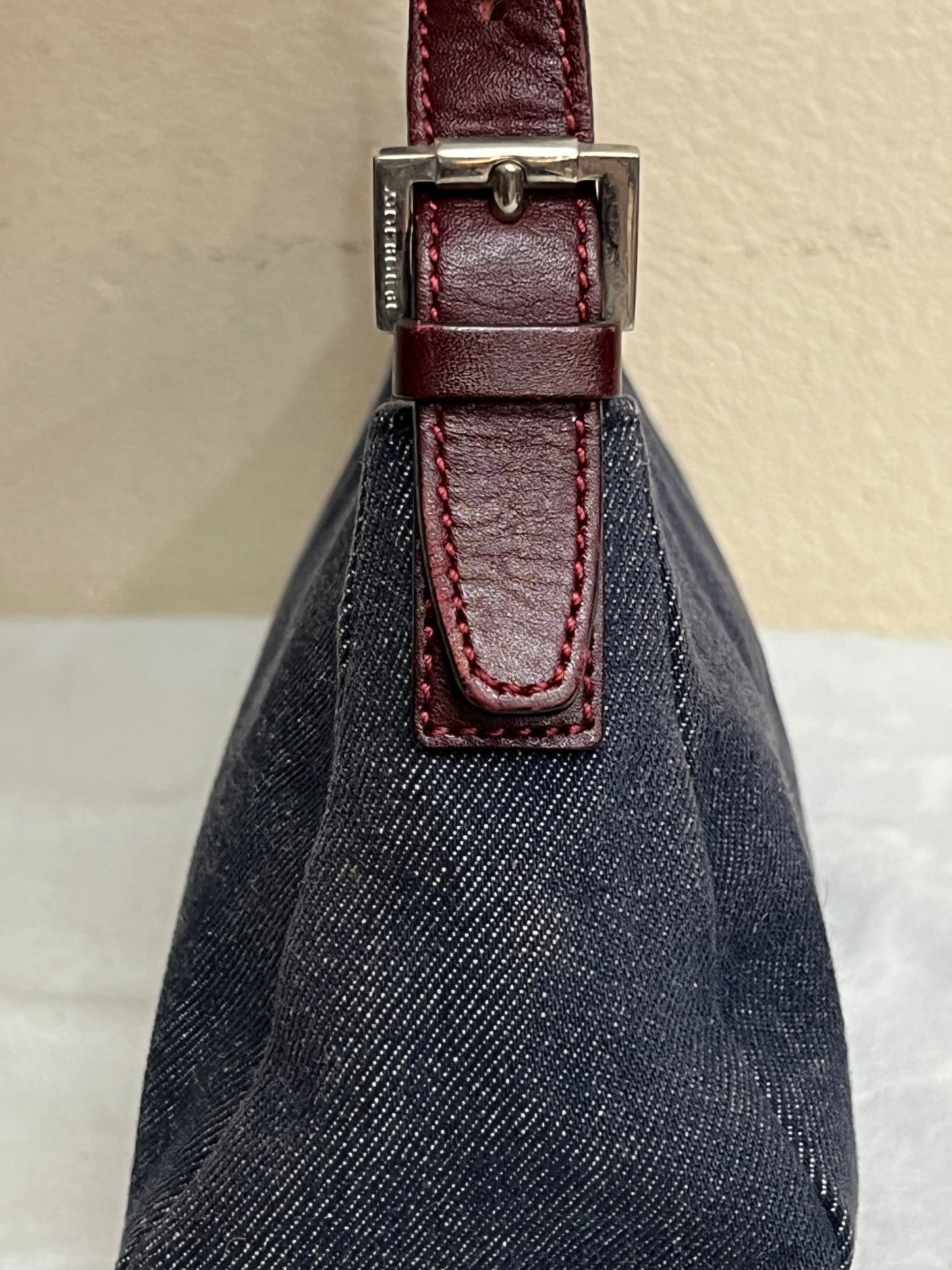 BURBERRY DENIM SHOULDER BAG