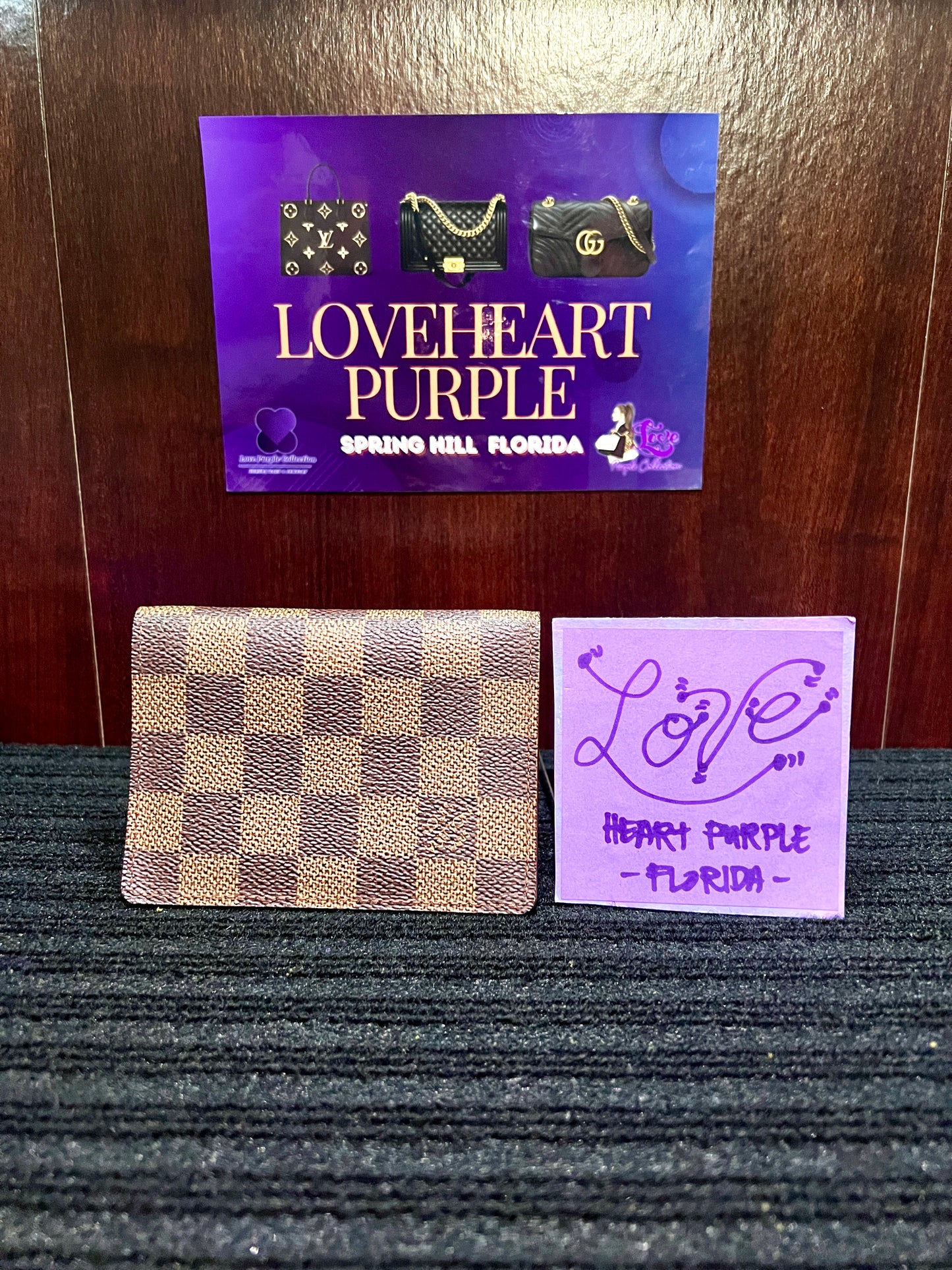 CARD HOLDER DAMIER