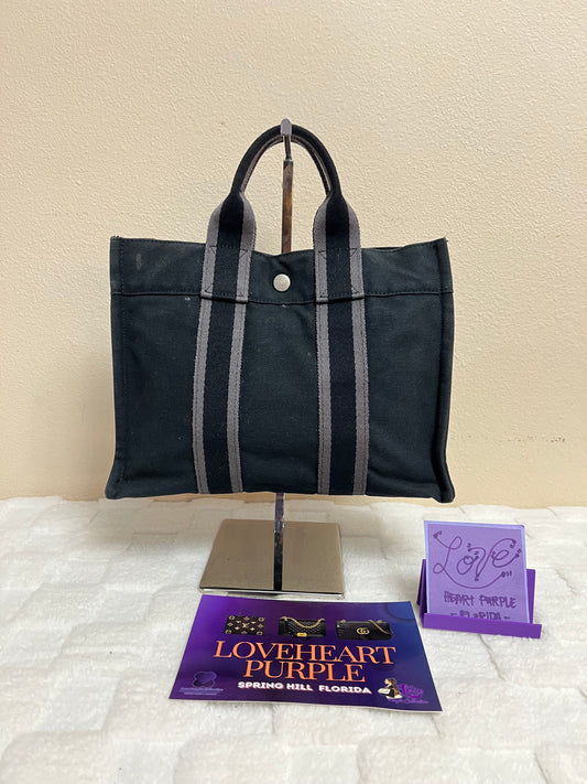 H TOTE SMALL BLACK