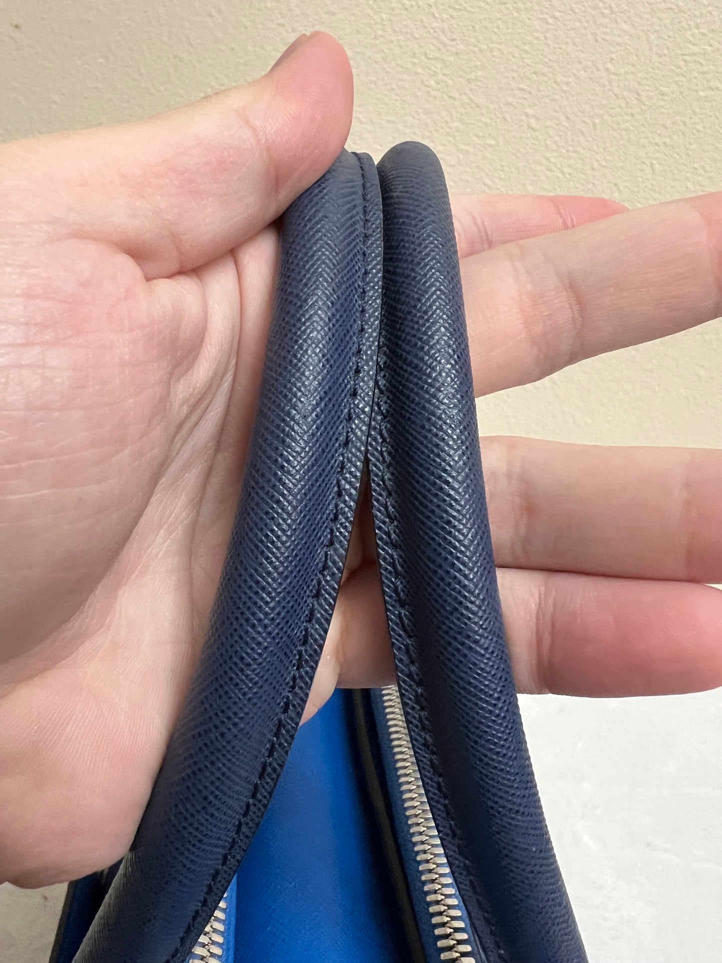 MCM SAFFIANO BLUE