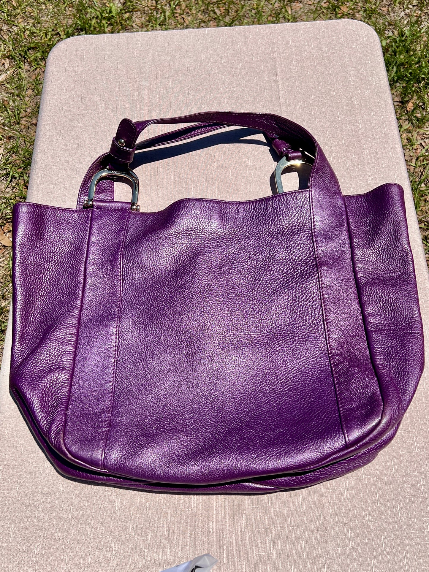 PURPLE TOTE BAG