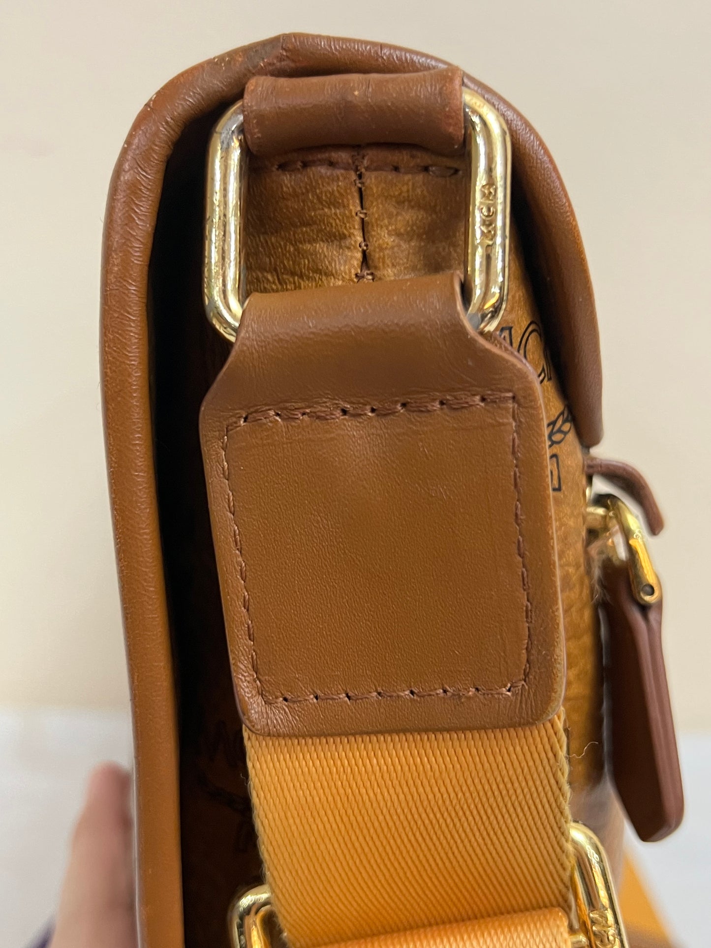 MCM COGNAC CROSSBODY