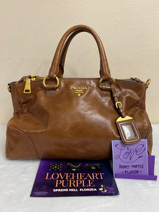 PRADA 2 WAY BROWN