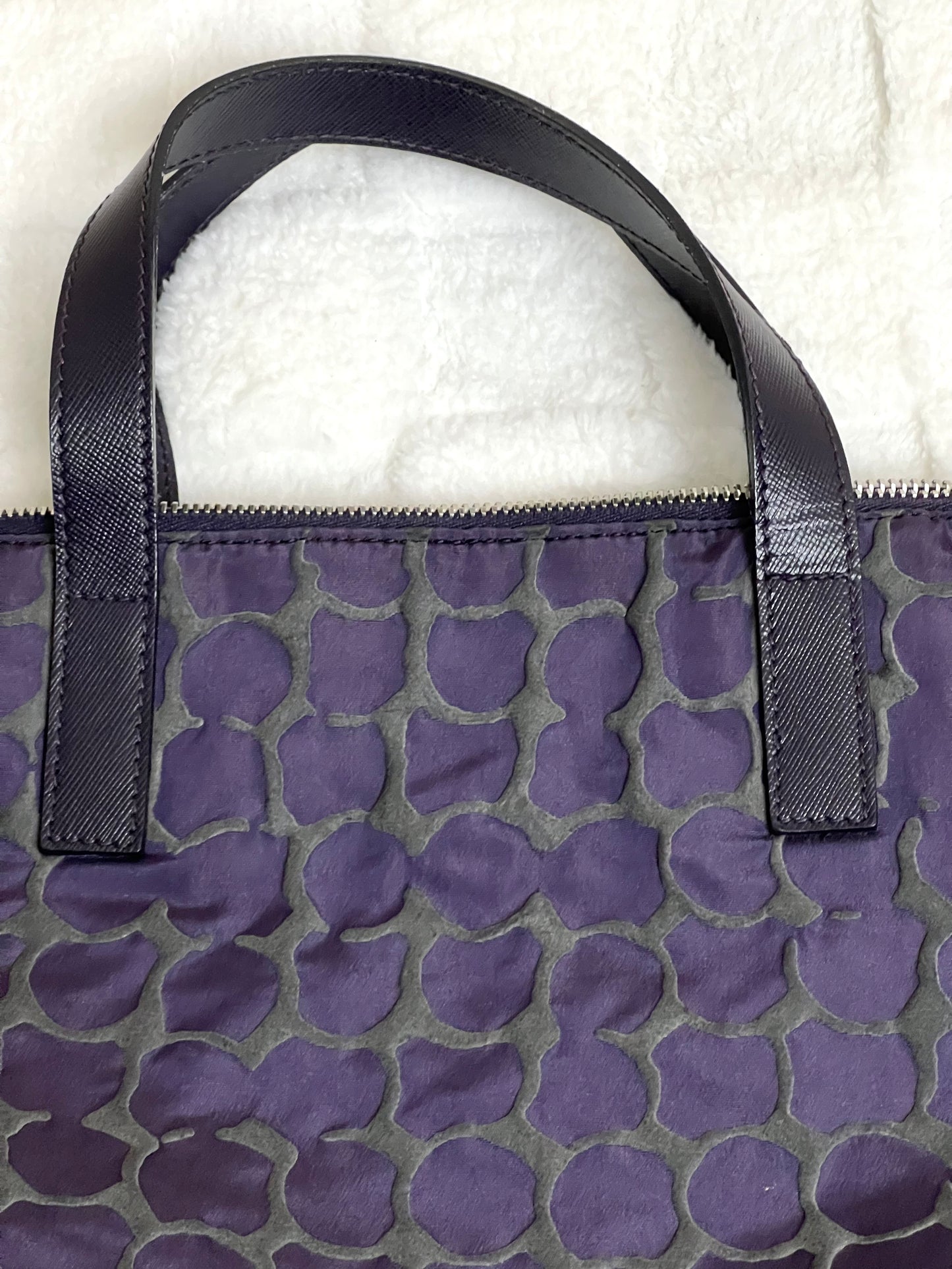 P_R_A_D_A TOTE PURPLE