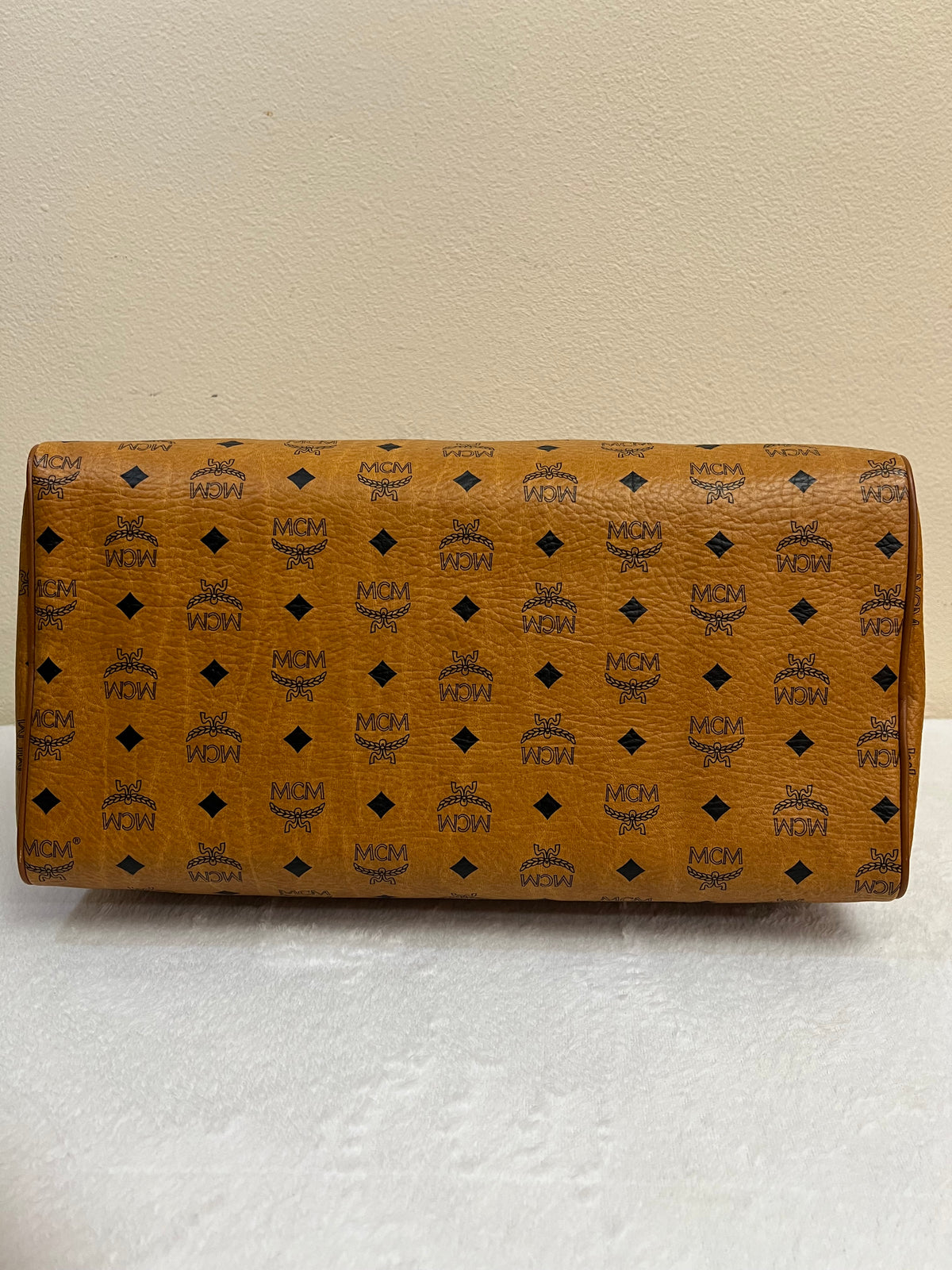MCM DUFFLE 40 COGNAC