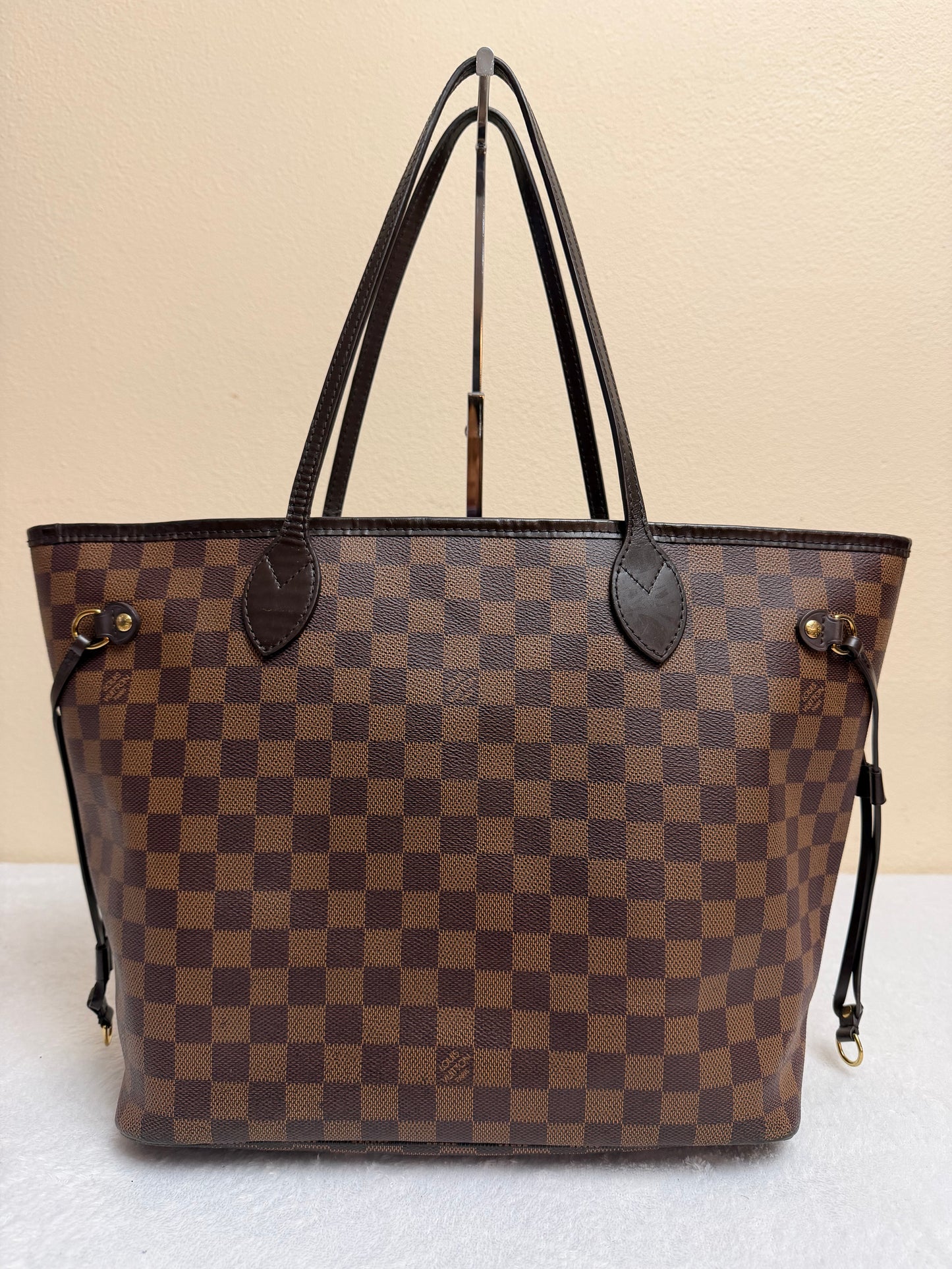 NEVERFULL MM W/ POUCH DAMIER EBENE