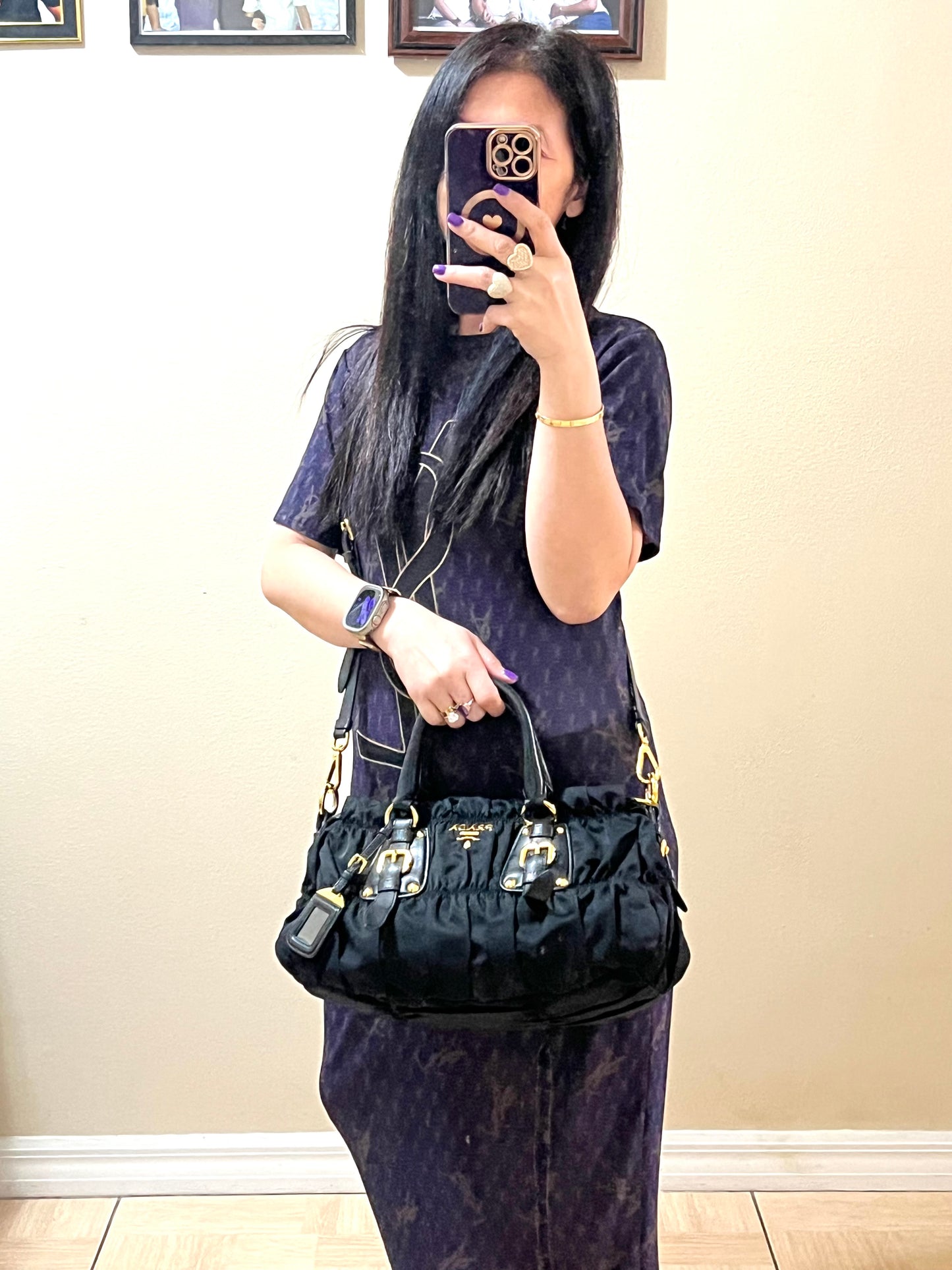 TESSUTO 2 WAY BAG BLACK
