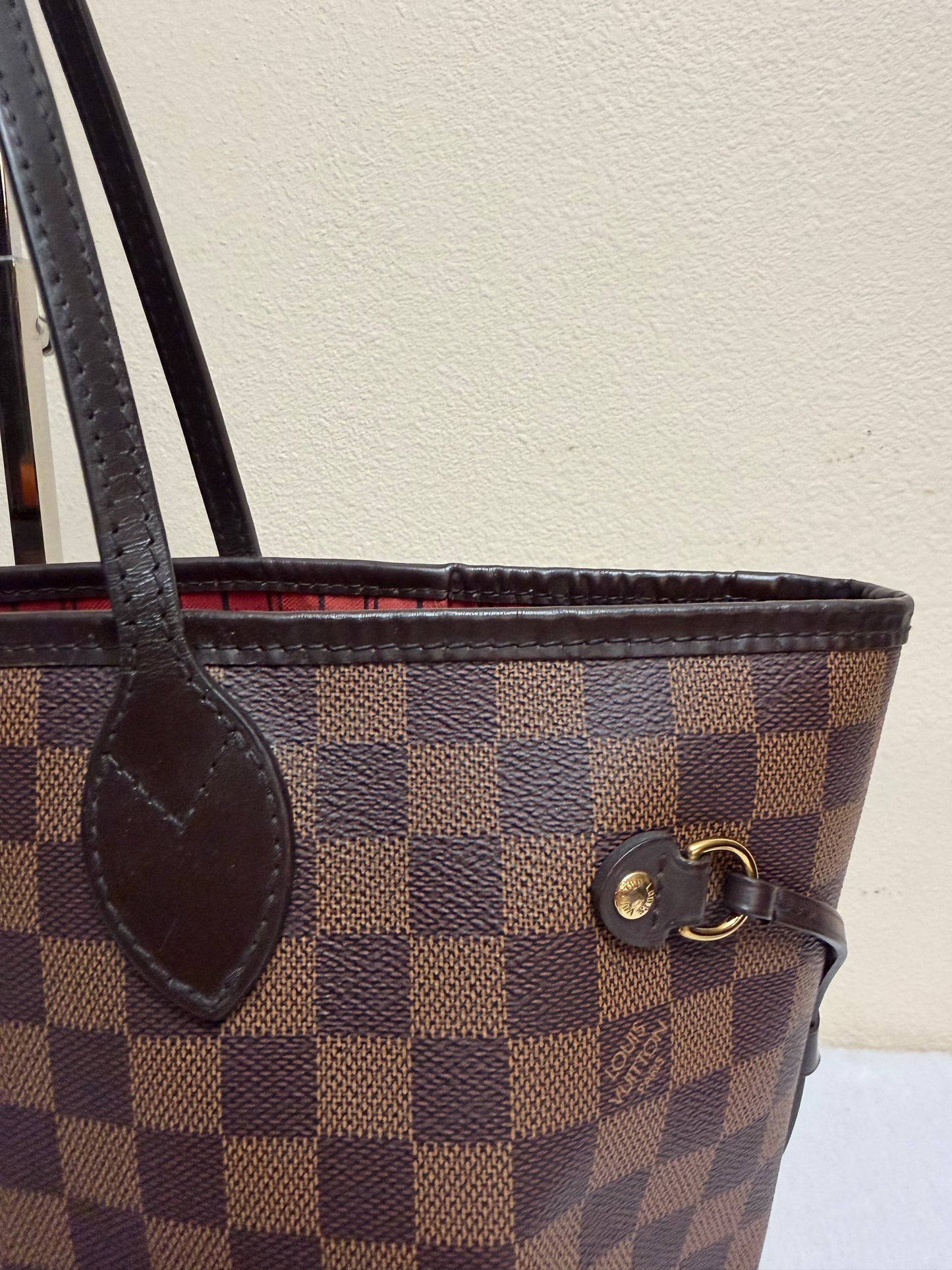 NEVERFULL MM W/ POUCH DAMIER EBENE