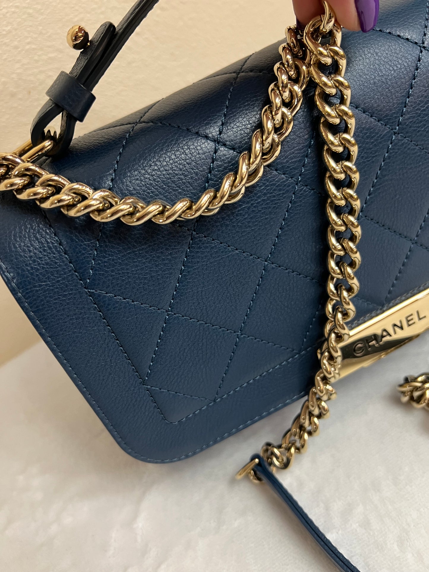 LABEL CLICK FLAP BLUE
