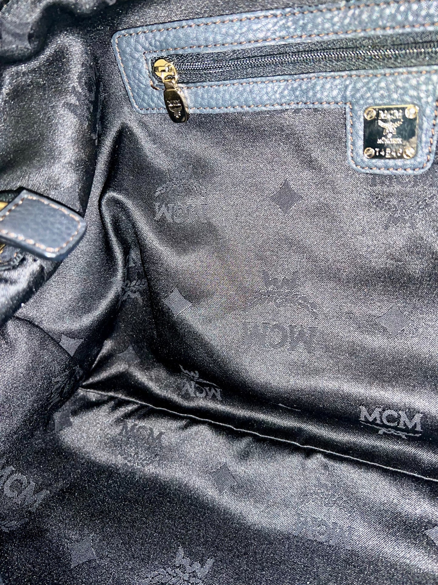 MCM BOSTON SOFT LEATHER