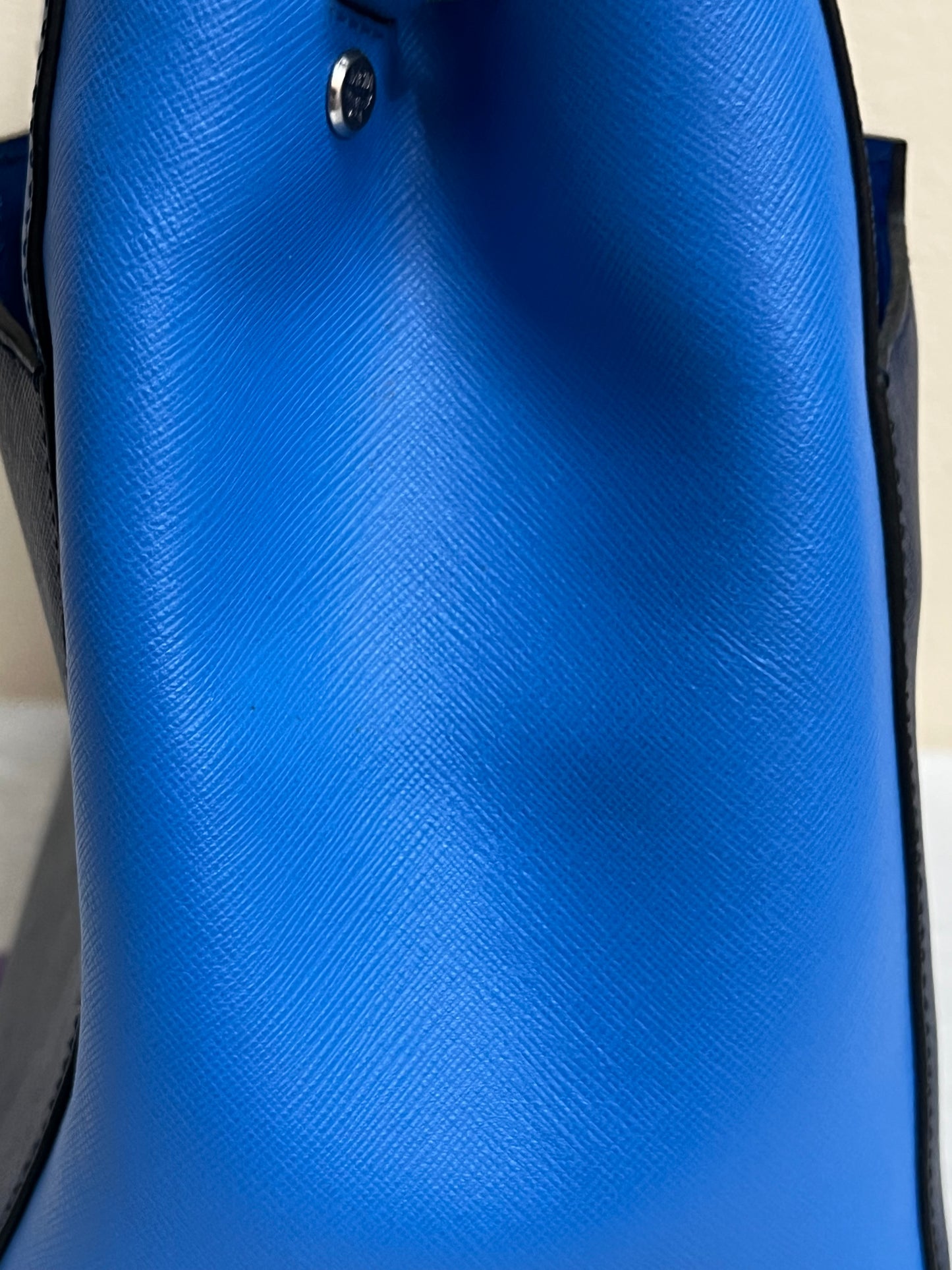 MCM SAFFIANO BLUE