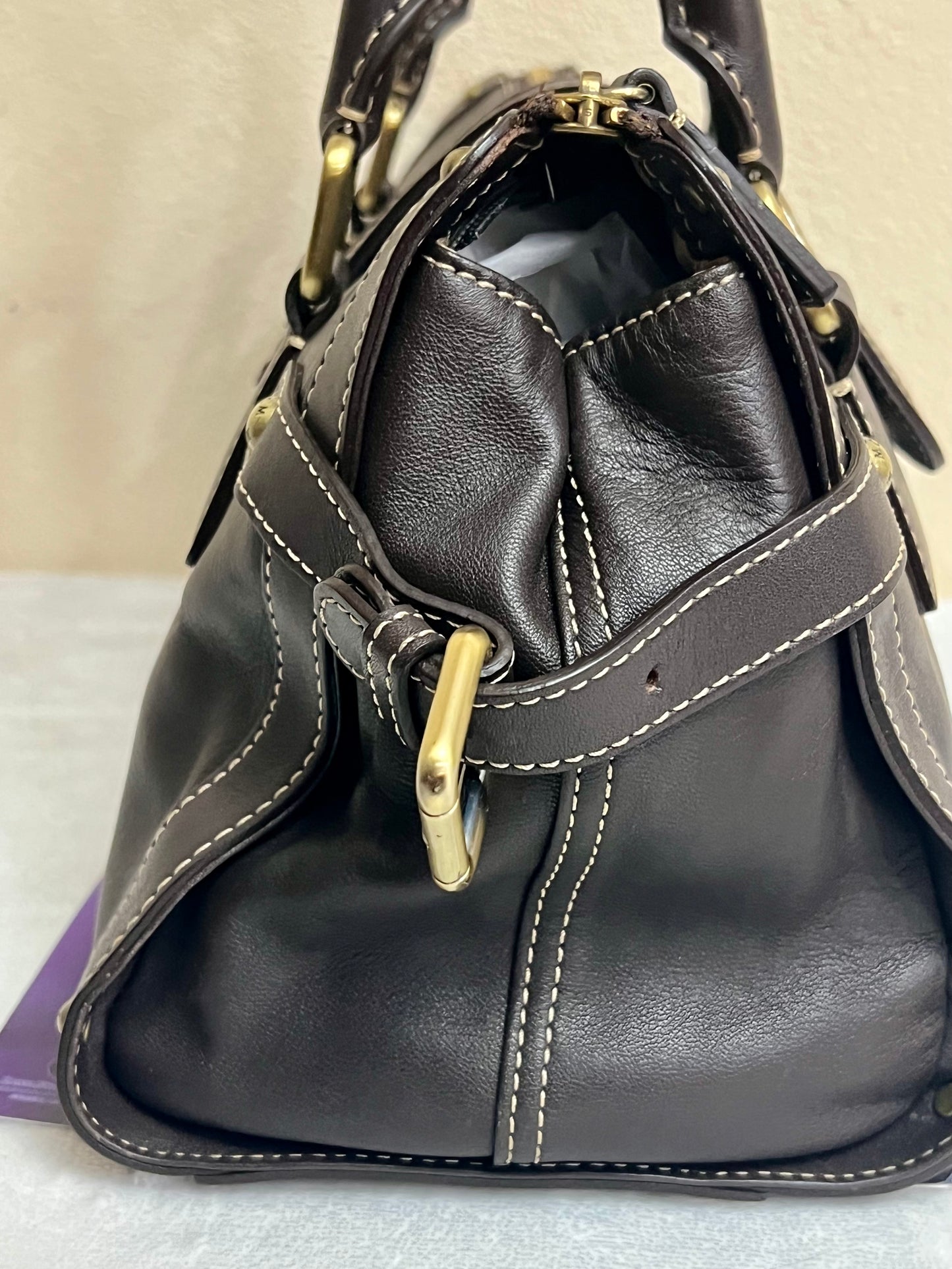 MCM CHOCO BROWN TOTE