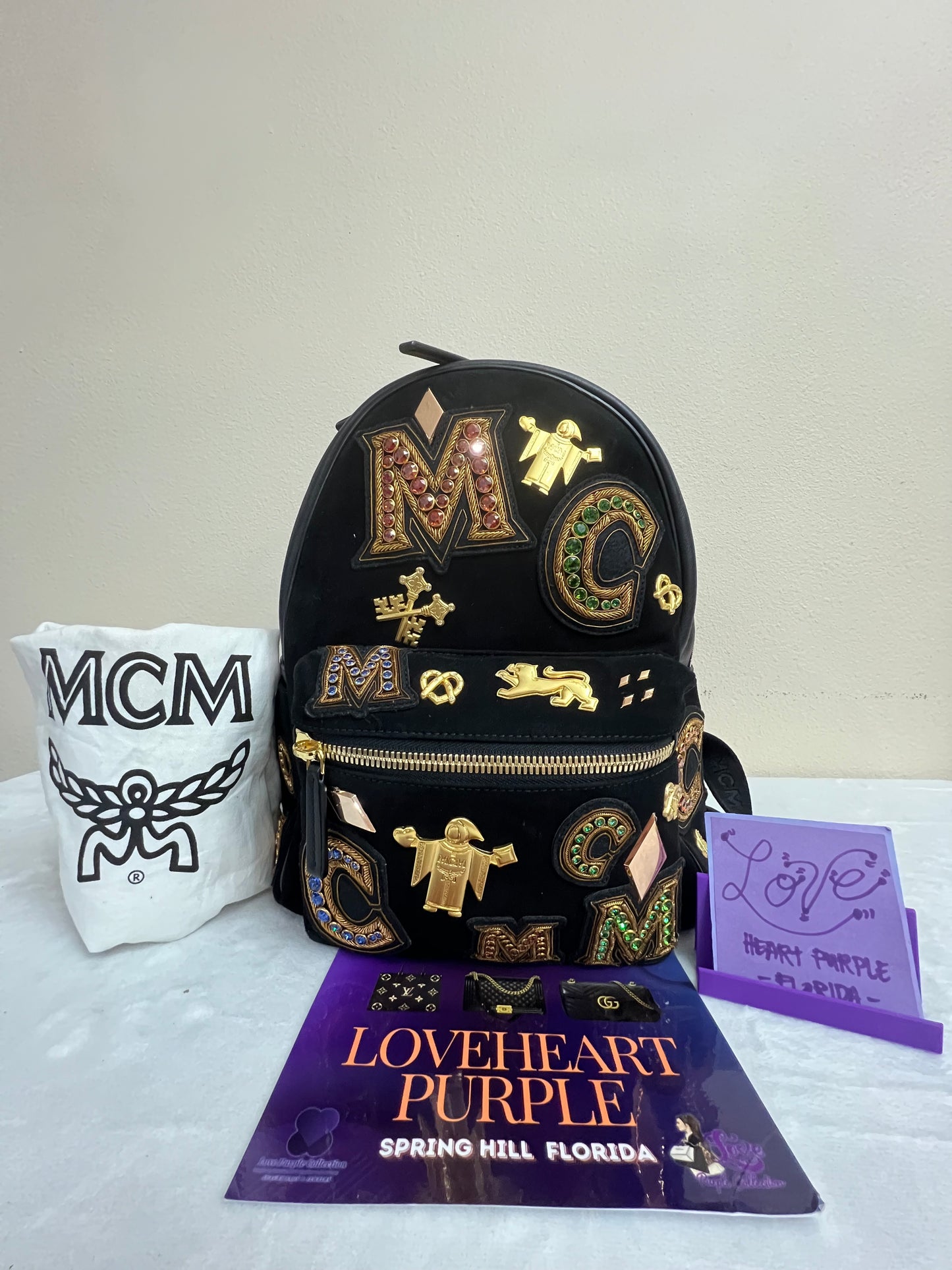 MCM STARK CROWN JEWELS BAGPACK