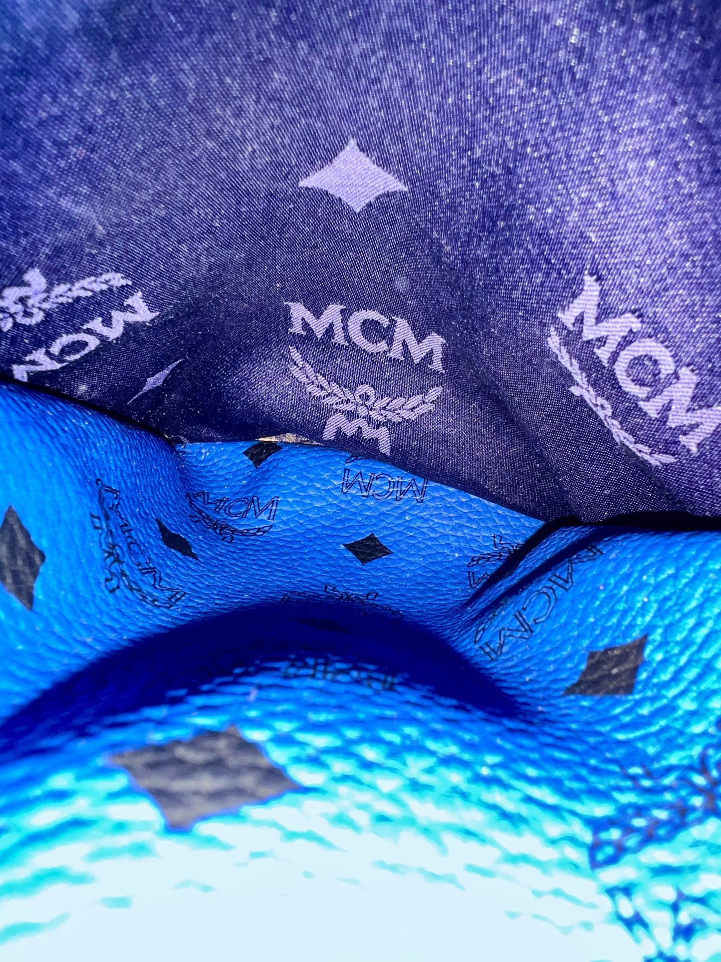 MCM BAGPACK LIMITED EDITION BLUE