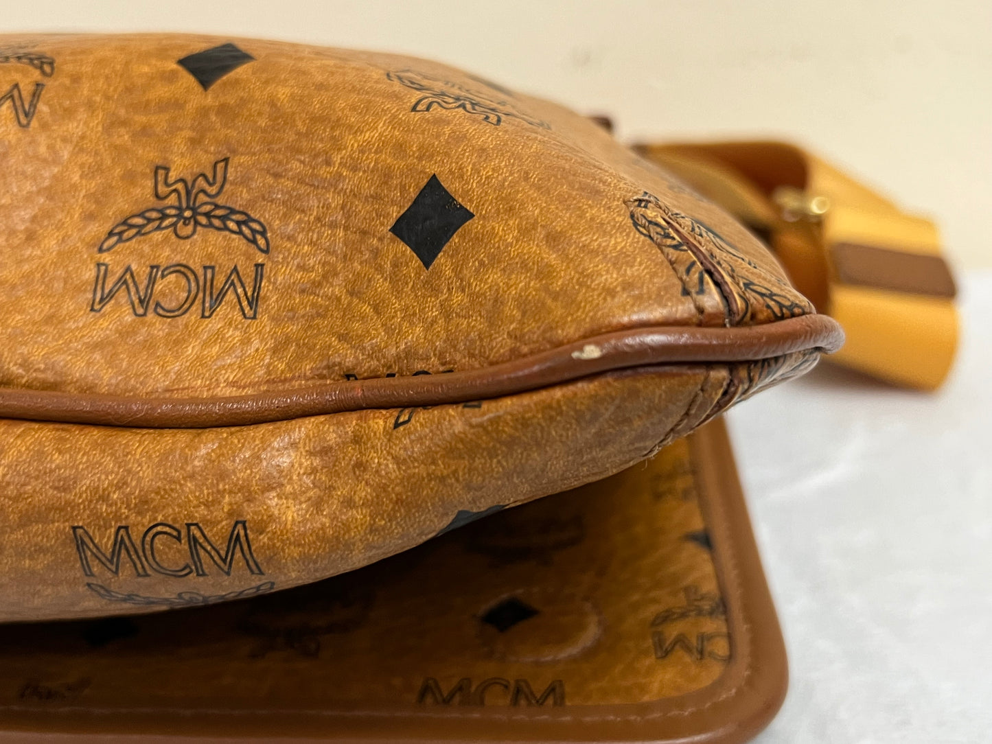 MCM COGNAC CROSSBODY