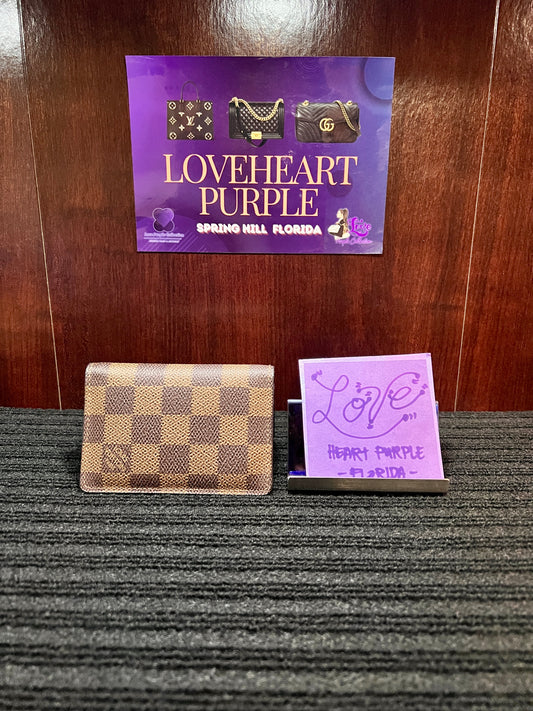 COMPACT CARD HOLDER DAMIER