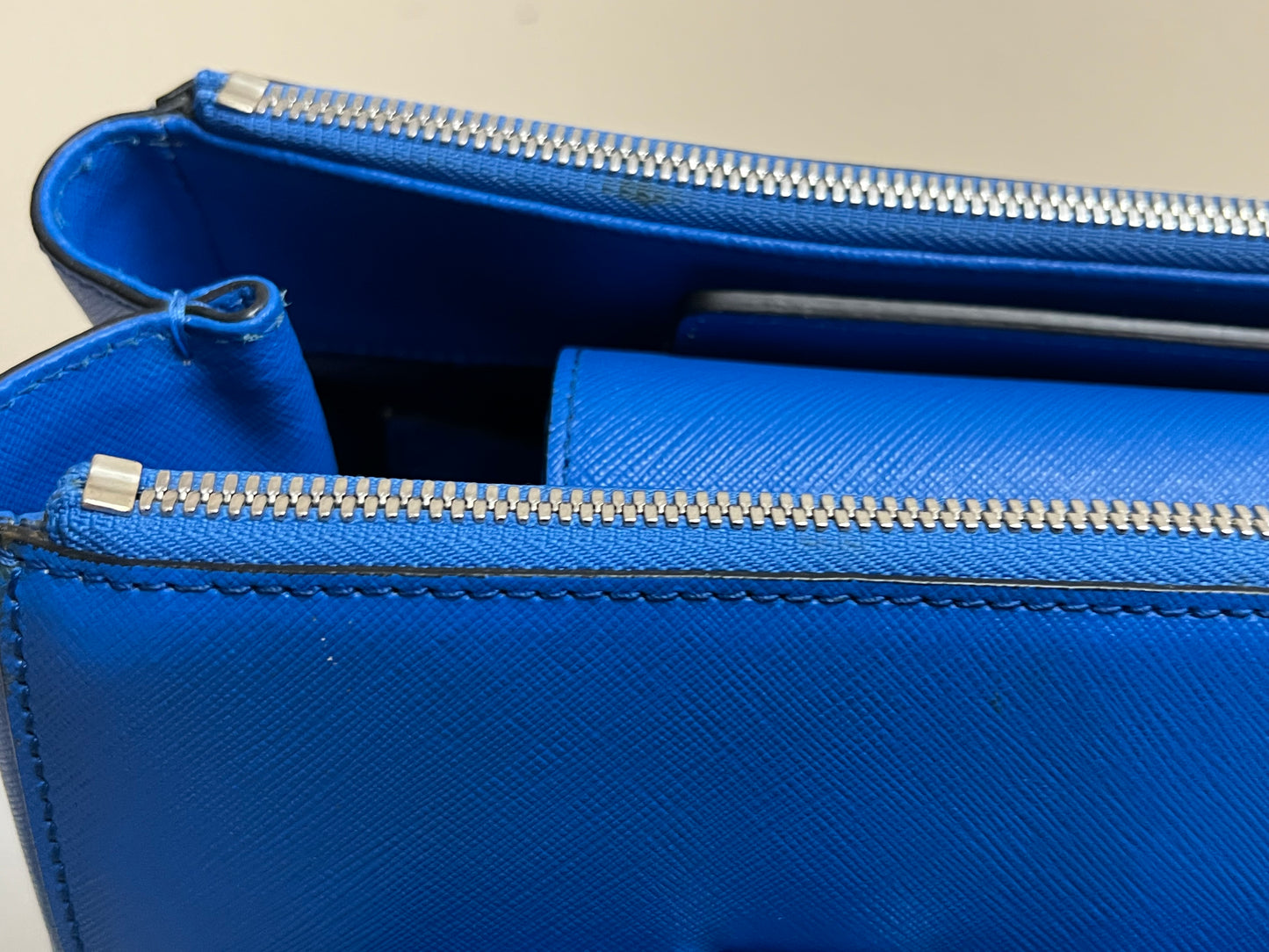 MCM SAFFIANO BLUE
