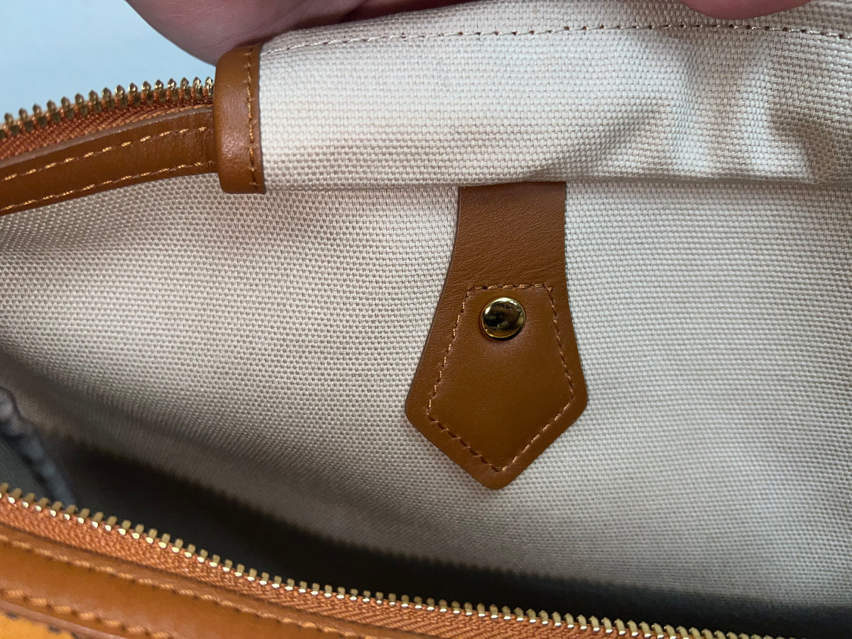 MCM DUFFLE 40 COGNAC