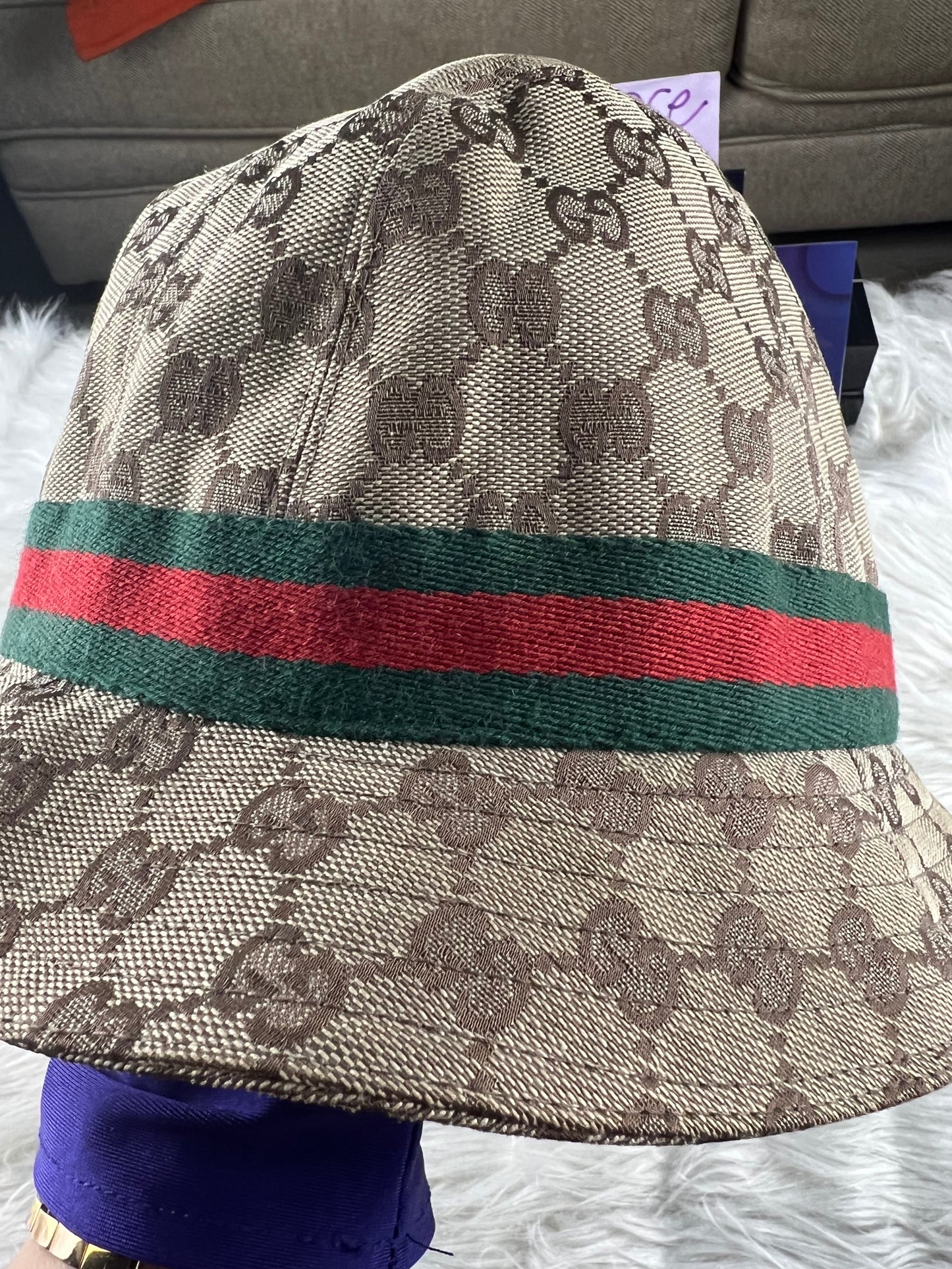 BUCKET HAT BROWN L