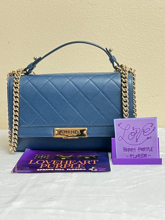 LABEL CLICK FLAP BLUE