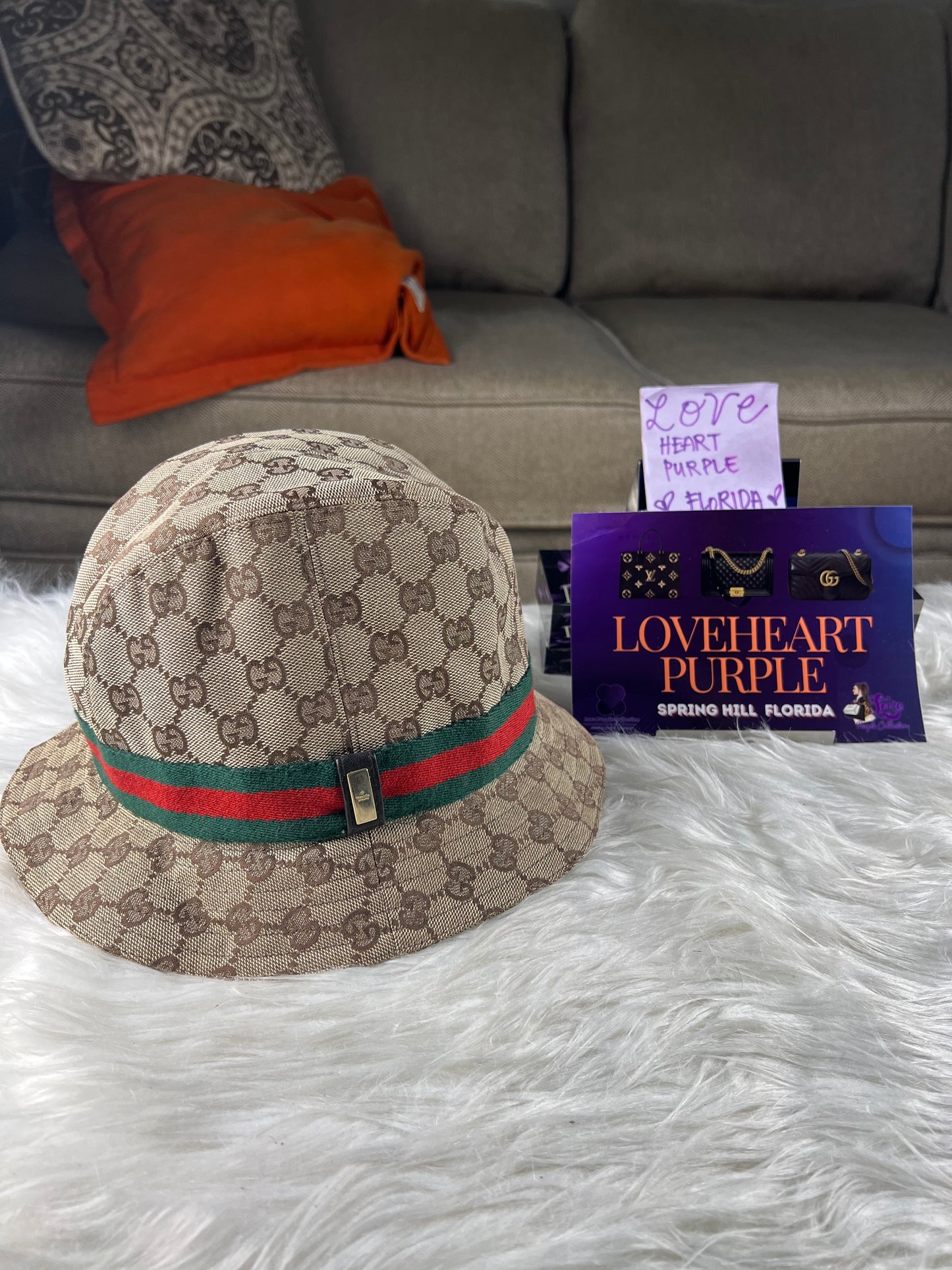 BUCKET HAT BROWN L