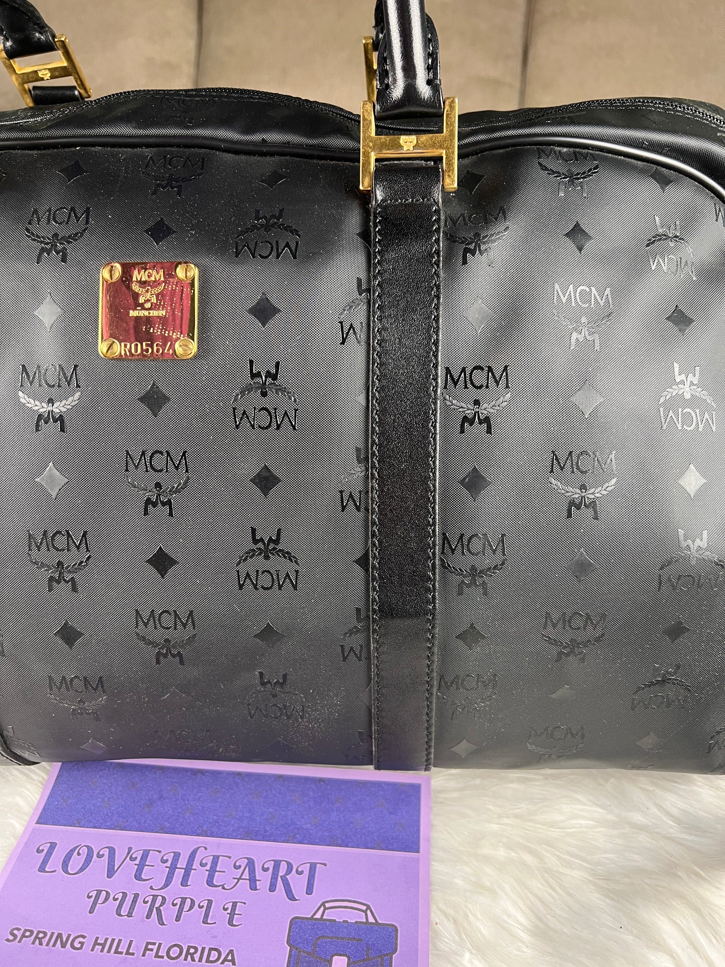 MCM TRAVEL BAG BLACK 60