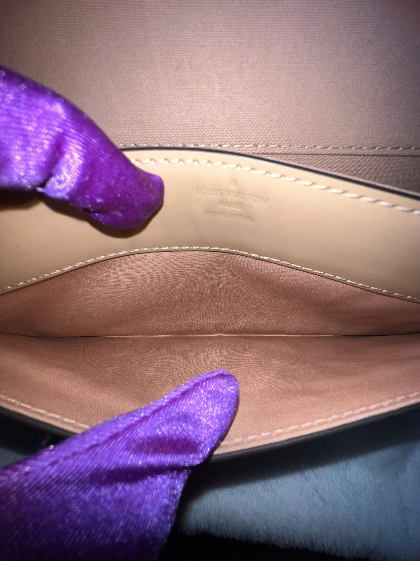 LOUISE CLUTCH VERNIS YELLOW