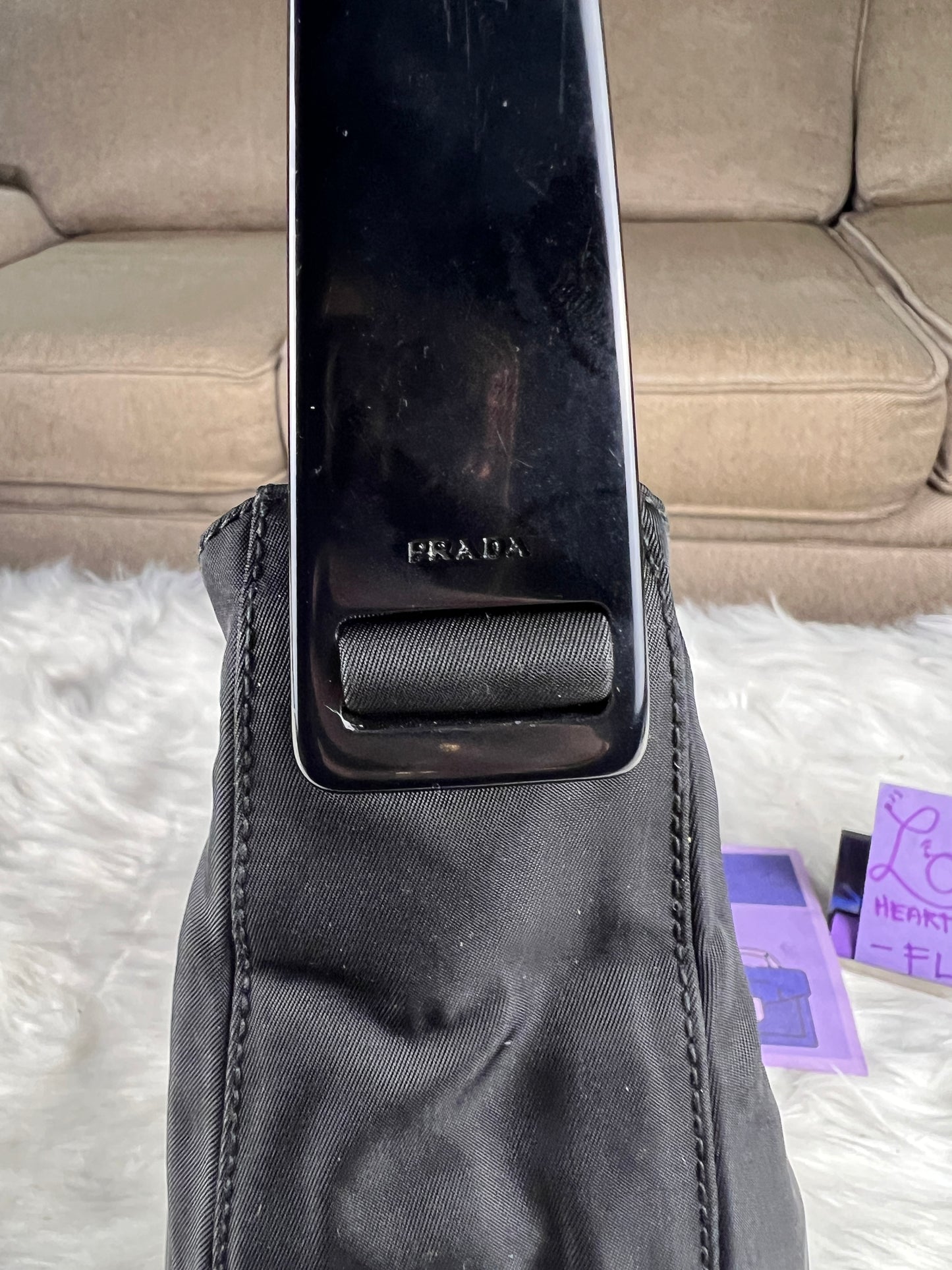 PRADA SHOULDER BAG BLACK