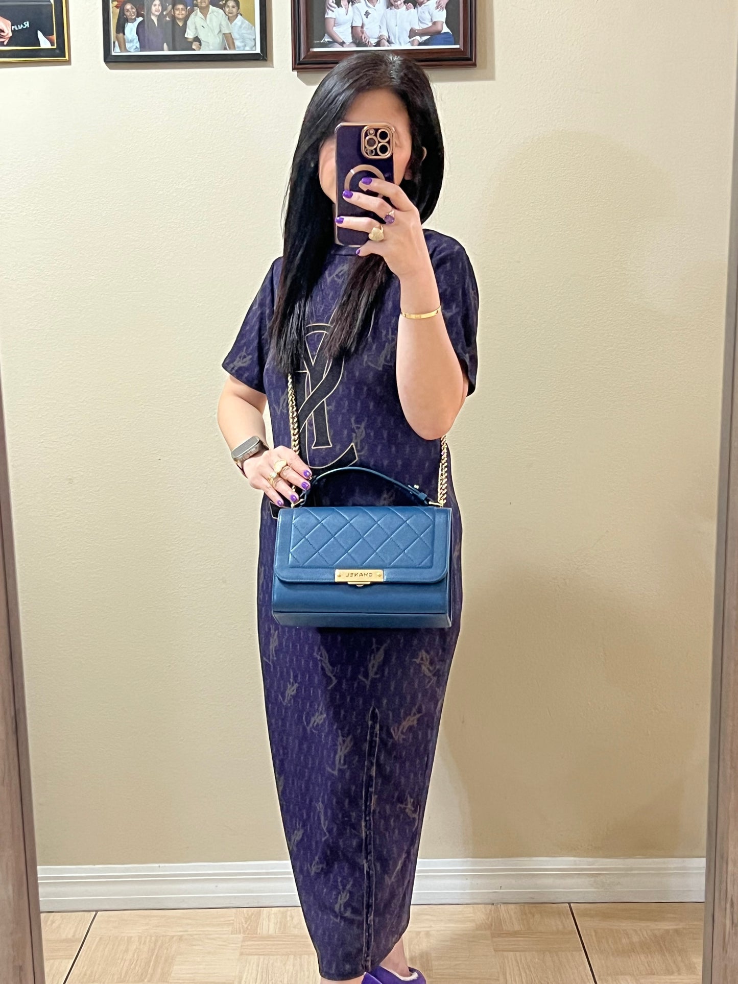 LABEL CLICK FLAP BLUE