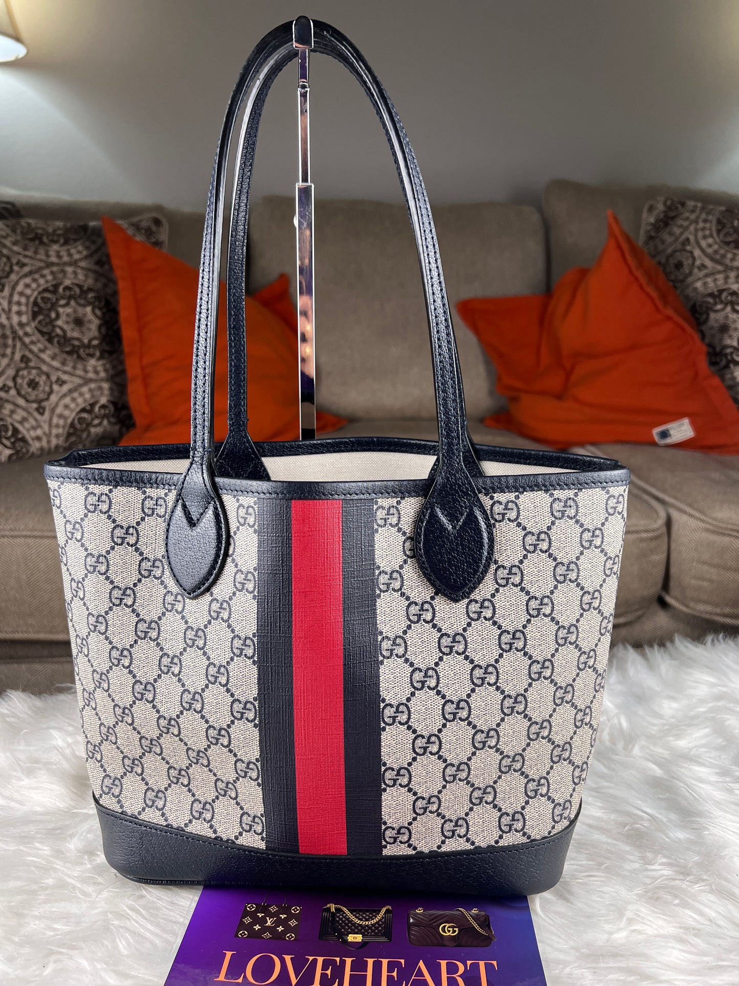 OPHIDIA SHOPPING TOTE NAVY