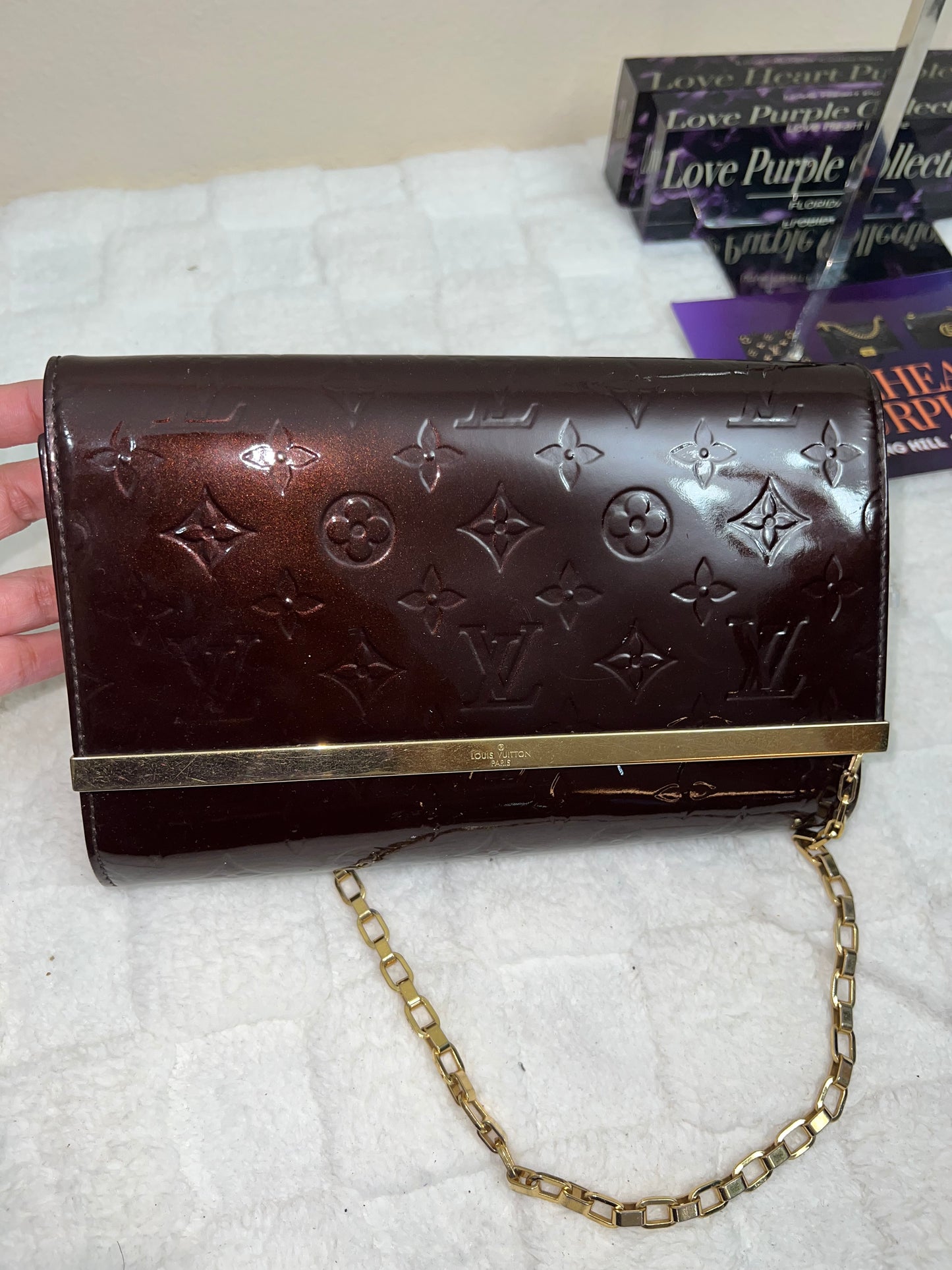 ANA CLUTCH PURPLE