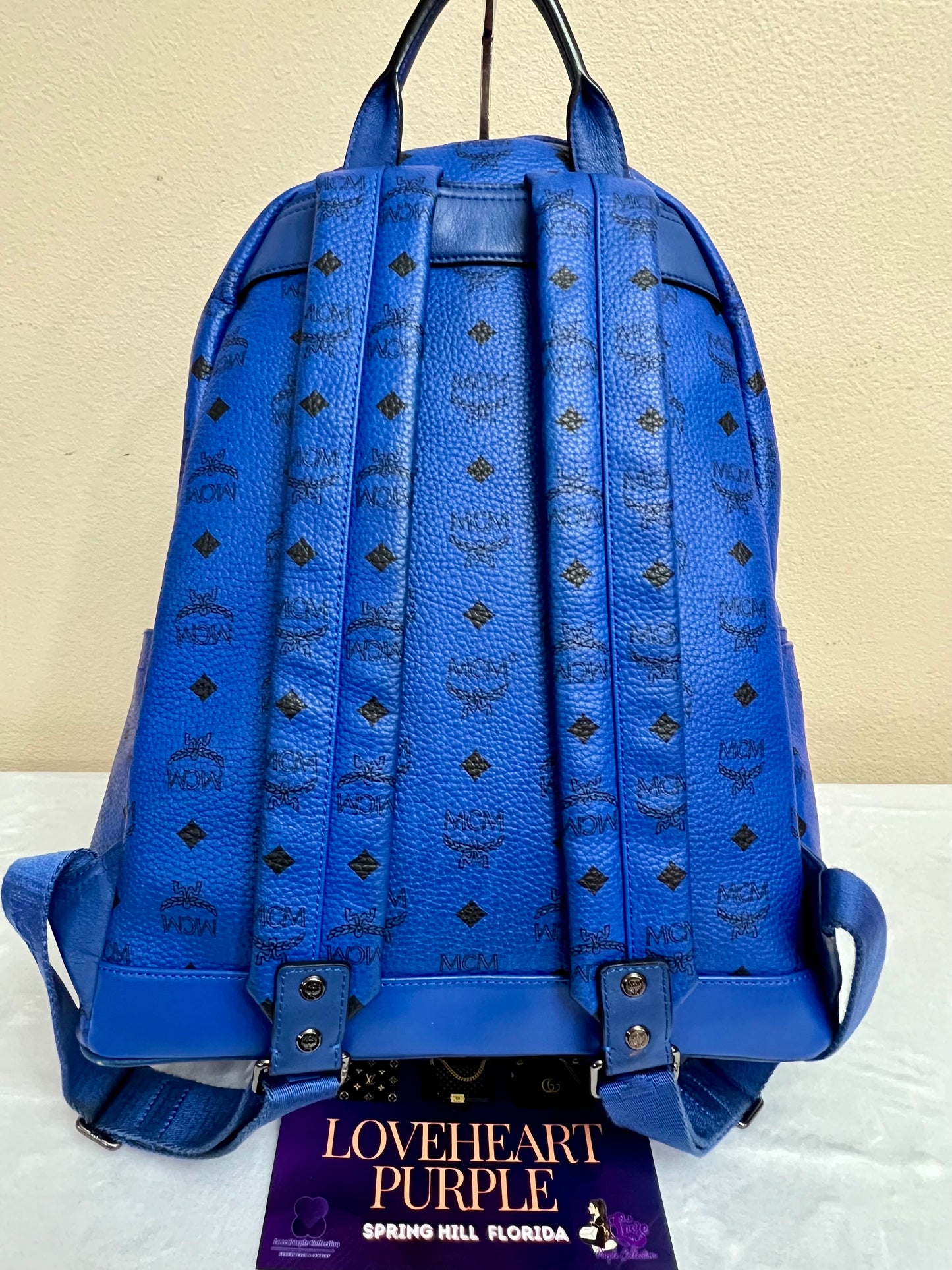 MCM BAGPACK LIMITED EDITION BLUE