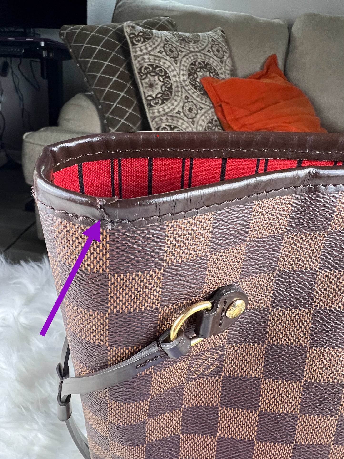 NEVERFULL MM DAMIER EBENE