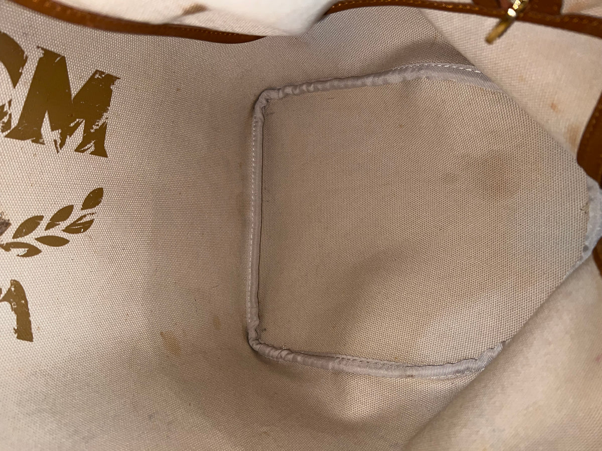 MCM DUFFLE 40 COGNAC