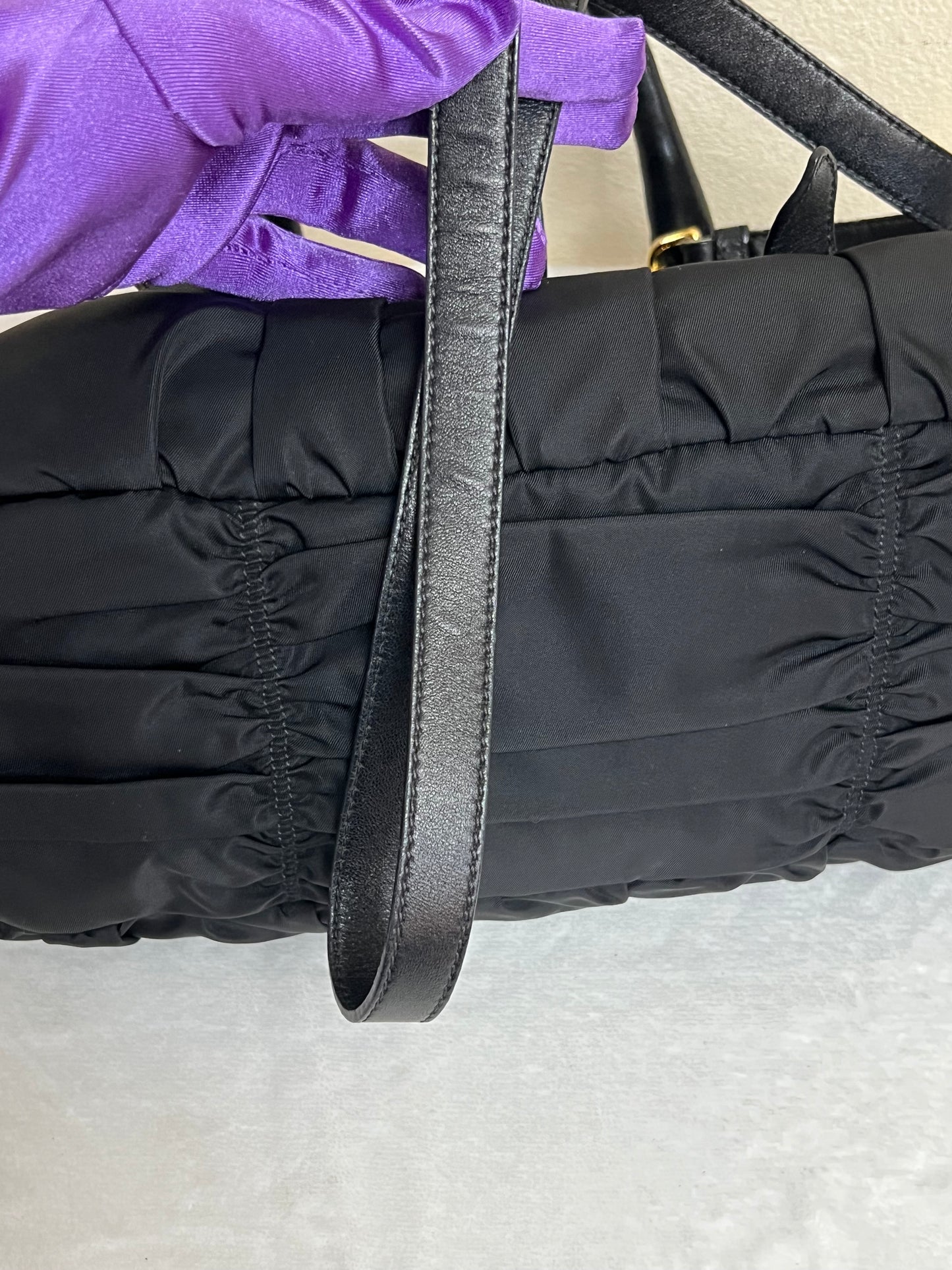 TESSUTO 2 WAY BAG BLACK